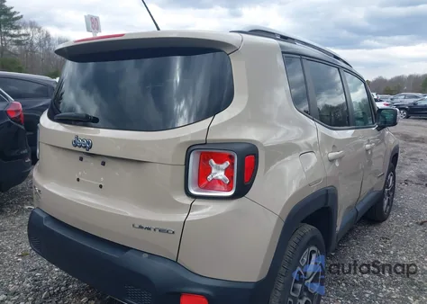 2016 Jeep Renegade Limited from USA, damaged, VIN ZACCJBDT1GPC67646